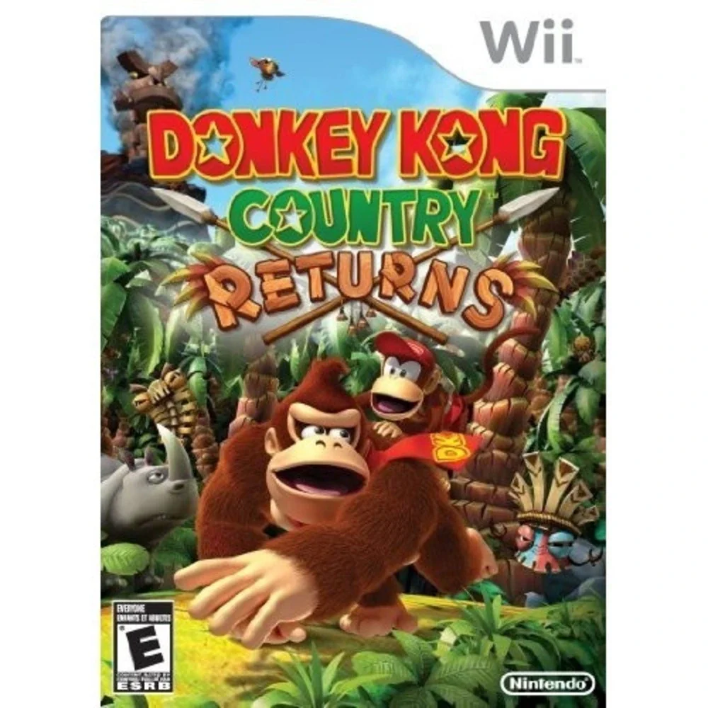 Nintendo Wii Donkey Kong Country Returns  Video Game Rated E Everyone